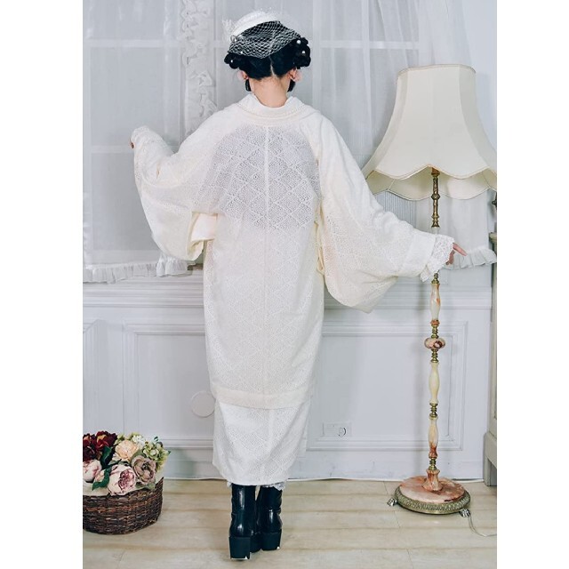 ふりふ(フリフ)の【早い者勝ち❗タイムセール】レース羽織【1961】 レディースの水着/浴衣(着物)の商品写真