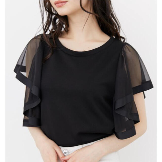 リエンダ♡袖チュールカットTOP♡今期♡完売品♡