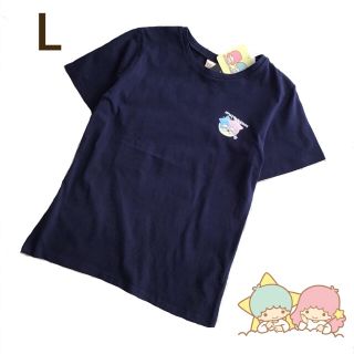 リトルツインスターズ(リトルツインスターズ)の【L】リトルツインスターズ セーラー風 プリント 半袖 Tシャツ キキララ(Tシャツ(半袖/袖なし))