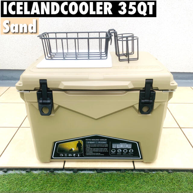 激安 アイスランドクーラーボックス 35QT ICELAND coolerカモフラージュ