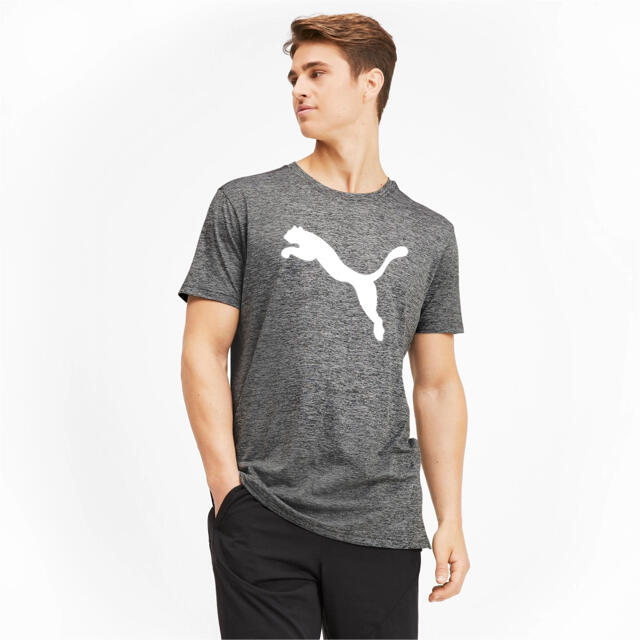 PUMA(プーマ)のPUMA プーマ トレーニング半袖Tシャツ プーマヘザーキャット灰 メンズM新品 スポーツ/アウトドアのテニス(ウェア)の商品写真