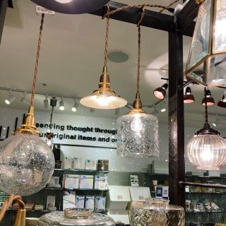 ムジルシリョウヒン(MUJI (無印良品))のAXCIS アクシス ペンダント 灯具 E17用 BR E-17用 100cm(その他)