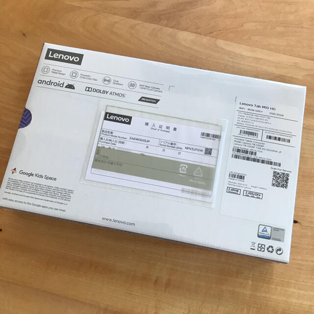 Lenovo(レノボ)の【新品保証有】 Lenovo Tab M10 HD 32GB タブレット スマホ/家電/カメラのPC/タブレット(タブレット)の商品写真