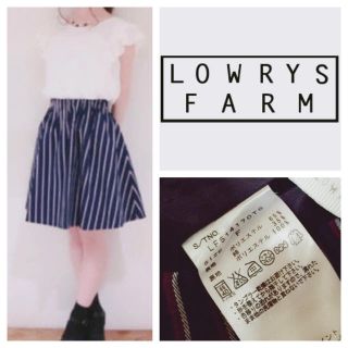 ローリーズファーム(LOWRYS FARM)の( 手数料無料SALE ) Ｌ O W R Y S  ♡  ス カ ー ト(ひざ丈スカート)