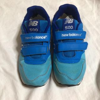 ニューバランス(New Balance)の専用★ニューバランス500 ジュニア　キッズ　20 ブルー系(スニーカー)