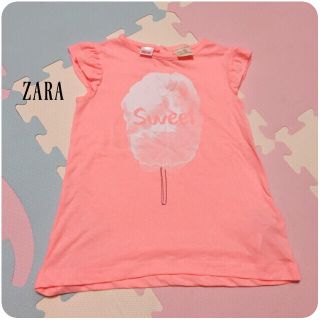 ザラキッズ(ZARA KIDS)のコットンTシャツ(Tシャツ/カットソー)