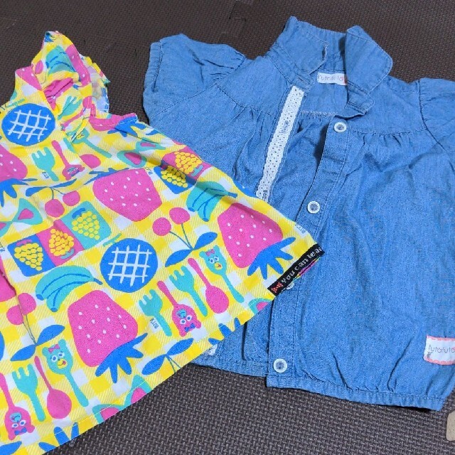 Bit'z(ビッツ)の子供服80  女の子80  ビッツ　フタフタ キッズ/ベビー/マタニティのベビー服(~85cm)(Ｔシャツ)の商品写真