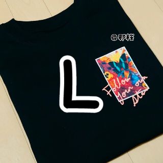 ジーユー(GU)の◇新品・タグ付き◇ GU ✕ 蜷川実花 5分袖 クロップドグラフィックT Ｌ(Tシャツ(半袖/袖なし))