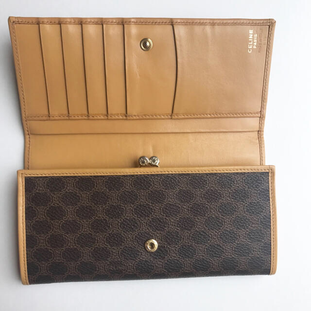 CELINE 長財布 がま口 マカダム柄 オールドセリーヌ ブランド-eastgate.mk