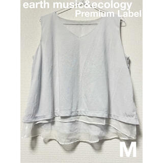 アースミュージックアンドエコロジー(earth music & ecology)のearth music&ecology M チュール　レース(タンクトップ)