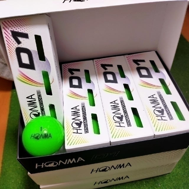 【新品・送料無料・３ダース】HONMA　D1 2020年モデル　グリーン