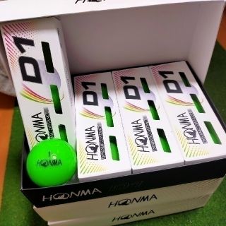 ホンマゴルフ(本間ゴルフ)の【新品・送料無料・３ダース】HONMA　D1 2020年モデル　グリーン(その他)