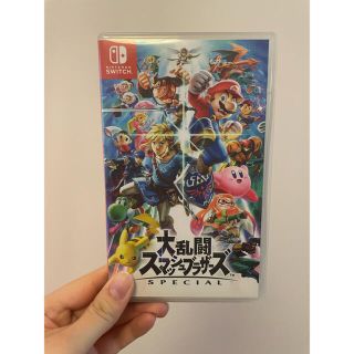 ニンテンドウ(任天堂)の【極美品】大乱闘スマッシュブラザーズ SPECIAL Switch(家庭用ゲームソフト)