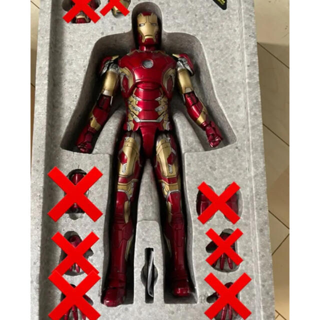 ホットトイズ アイアンマン マーク43 hottoys (通常版)本体のみの