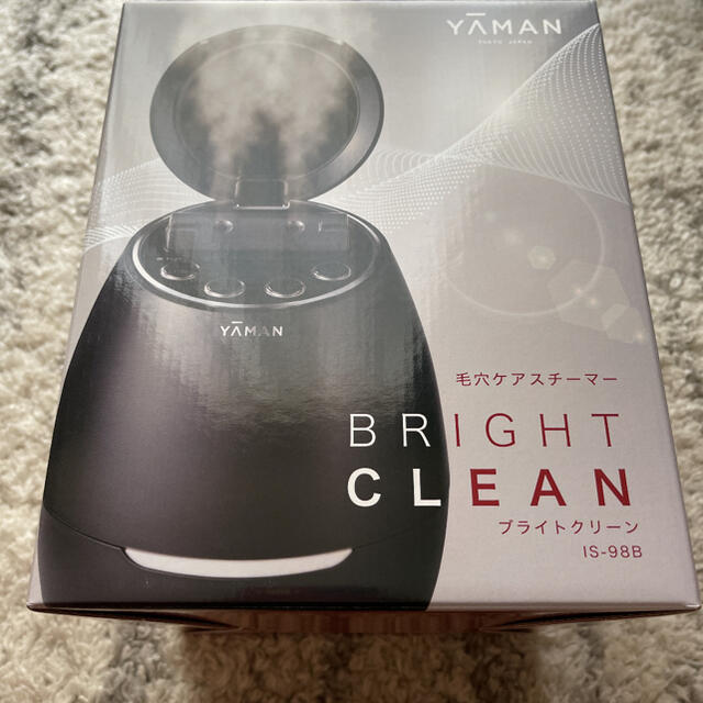 YA-MAN(ヤーマン)のヤーマン 毛穴ケアスチーマー ブライトクリーン ブラック IS98B スマホ/家電/カメラの美容/健康(フェイスケア/美顔器)の商品写真