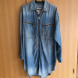 ディーゼル(DIESEL)のDIESEL  デニムシャツ　ワンピース　XS(シャツ/ブラウス(長袖/七分))