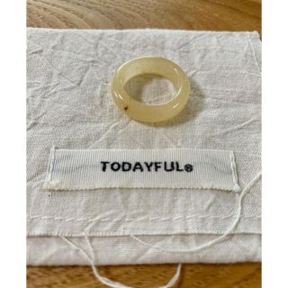 トゥデイフル(TODAYFUL)のTODAYFUL LIFE's ストーンプレーンリング (リング(指輪))