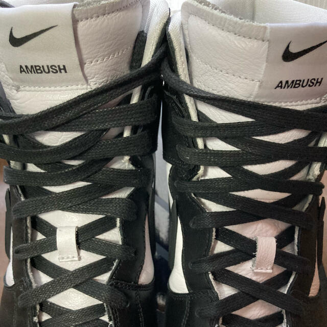 AMBUSH(アンブッシュ)のAMBUSH x NIKE Dunk Hi Black / White 28cm メンズの靴/シューズ(スニーカー)の商品写真