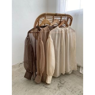 カスタネ(Kastane)のoriginal seethrough tops lawgy(シャツ/ブラウス(長袖/七分))