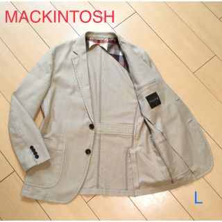 マッキントッシュ(MACKINTOSH)の極美品★マッキントッシュ リネン シルク 極上ベージュ ジャケット 薄茶 A30(テーラードジャケット)