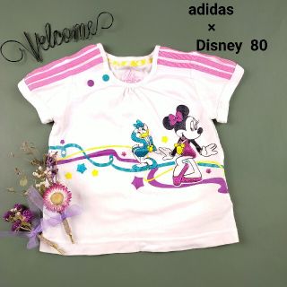 ディズニー(Disney)のDisney×adidas ミニー デイジー Tシャツ 80(Ｔシャツ)