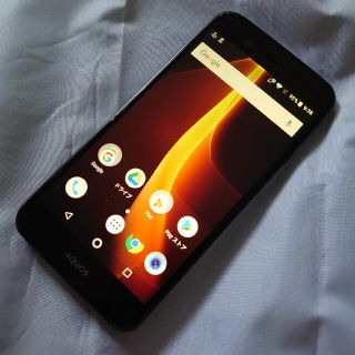 [値下]softbank AQUOS 505SH ブラウン中古 バッテリー交換要(スマートフォン本体)