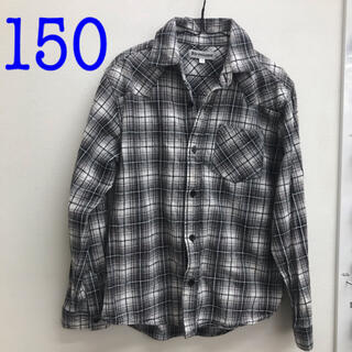 【即日発送】キッズ150センチ　チェックシャツ　ネルシャツ(ブラウス)