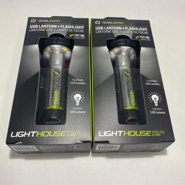 【2セット】GOALZERO ゴールゼロmicro FLASHLED ランタン