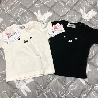 シマムラ(しまむら)のmiffy　フェイス刺繍Tシャツ 80サイズ　2枚set✨(Ｔシャツ)