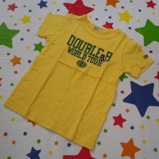 ダブルビー(DOUBLE.B)のダブルB ワールドツアーTシャツ 120cm イエロー ミキハウス(Tシャツ/カットソー)