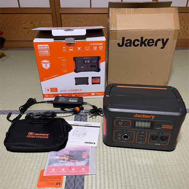 納得できる割引 jackery700ポータブル電源 ポータブル電源中古美品