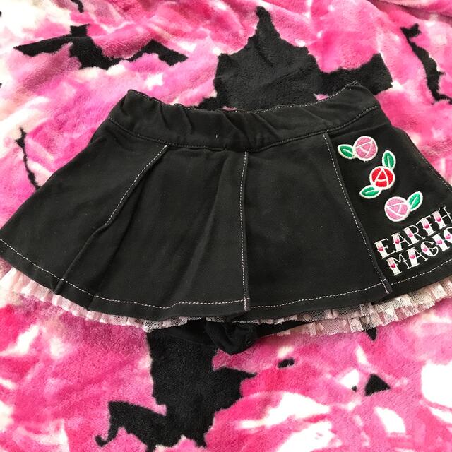 EARTHMAGIC(アースマジック)のローズ スカパン キッズ/ベビー/マタニティのキッズ服女の子用(90cm~)(スカート)の商品写真