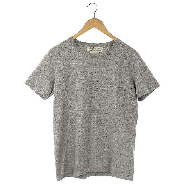 REMI RELIEF(レミレリーフ)のレミレリーフ Tシャツ カットソー プルオーバー 半袖 M グレー /DF メンズのトップス(Tシャツ/カットソー(半袖/袖なし))の商品写真