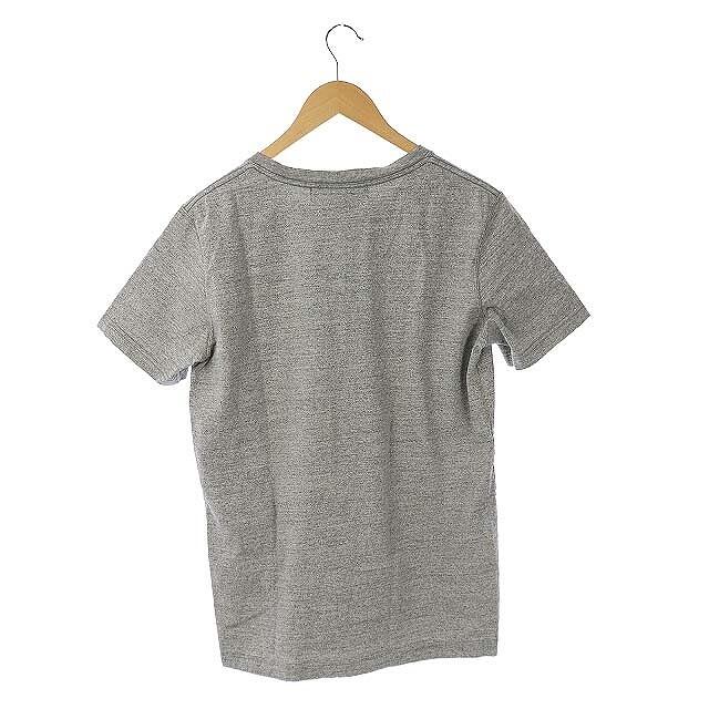 REMI RELIEF(レミレリーフ)のレミレリーフ Tシャツ カットソー プルオーバー 半袖 M グレー /DF メンズのトップス(Tシャツ/カットソー(半袖/袖なし))の商品写真