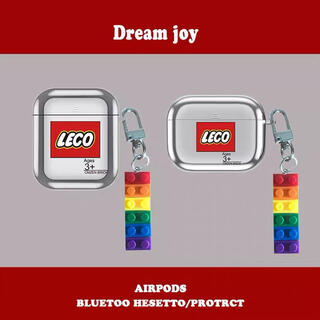 レゴ(Lego)の‼️大人気につき再販‼️ AirPods pro 用ケースLEGOチャーム付き(ヘッドフォン/イヤフォン)