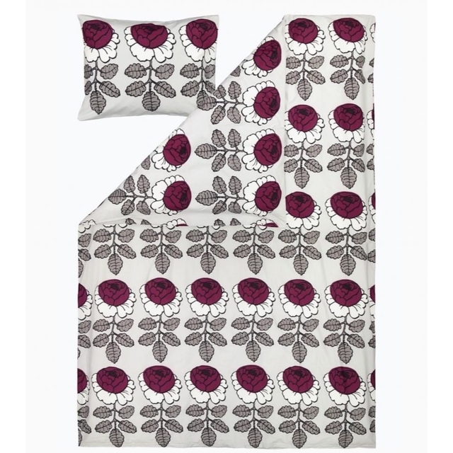 ラスト1点✴︎marimekko マリメッコ デュベカバー&ピローケースセット