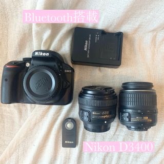 ニコン(Nikon)の【48時間限定値下げ】Nikon D3400【単焦点レンズ付き】(デジタル一眼)