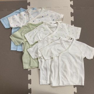 ユニクロ(UNIQLO)のUNIQLO 短肌着 6枚セット 50-60(肌着/下着)