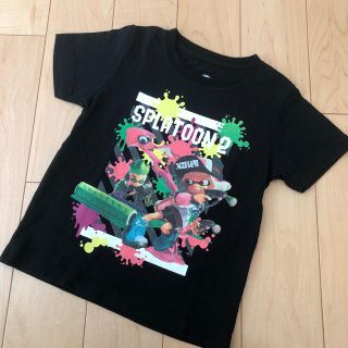 バンダイ(BANDAI)のSplatoon Tシャツ 黒 110(Tシャツ/カットソー)