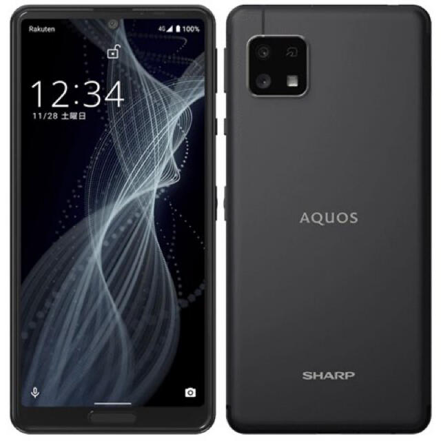 SHARP(シャープ)の新品未使用 AQUOS sence4 lite ブラック SH-RM15 スマホ/家電/カメラのスマートフォン/携帯電話(スマートフォン本体)の商品写真