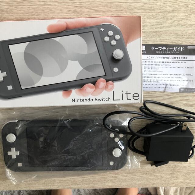 Nintendo Switch Liteグレー　美品