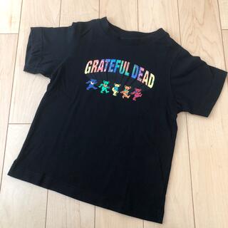 ジーユー(GU)のGU grateful dead Tシャツ 黒110(Tシャツ/カットソー)