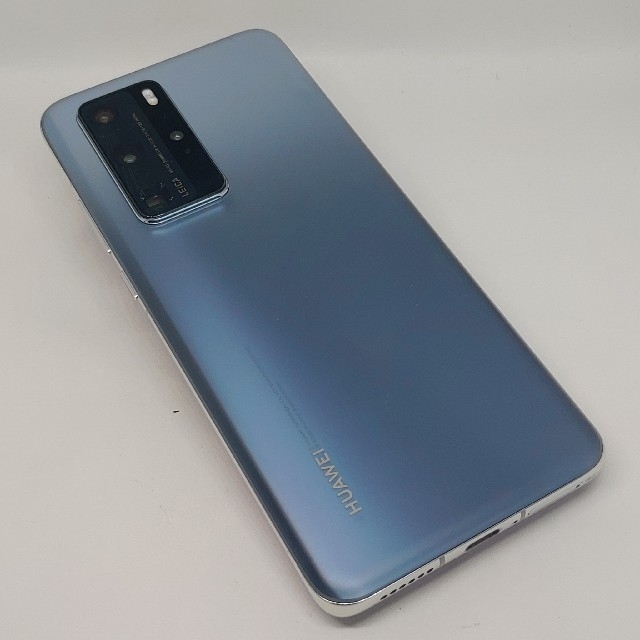 HUAWEI(ファーウェイ)のP40 Pro 5G 256GB シルバーフロスト　ジャンク スマホ/家電/カメラのスマートフォン/携帯電話(スマートフォン本体)の商品写真