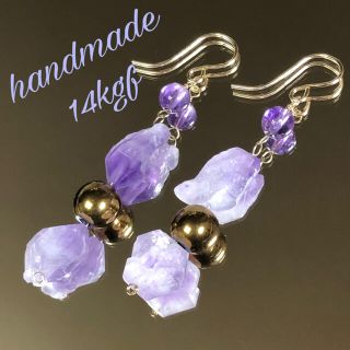 限定10点 SALE❣️シリウスアメジスト ヘマタイト アメジスト 　ピアス(ピアス)