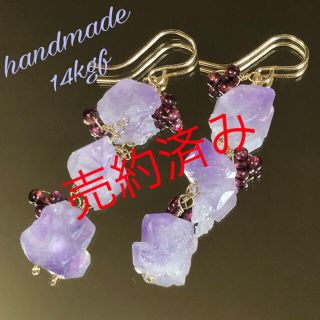 限定10点 SALE❣️シリウスアメジスト ガーネット　ピアス(ピアス)