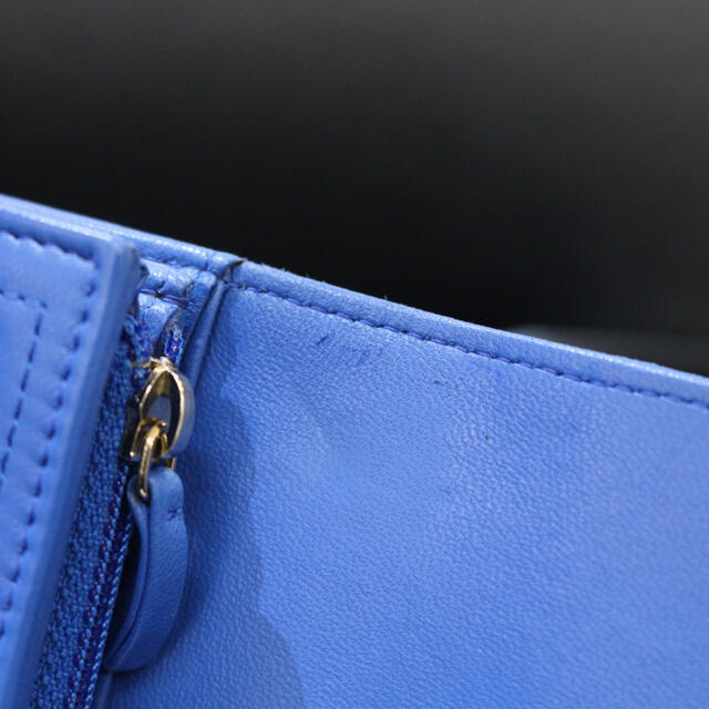 CHANEL(シャネル)の！希少！CHANEL☆ココマークステッチ長財布/ブルー系 レディースのファッション小物(財布)の商品写真