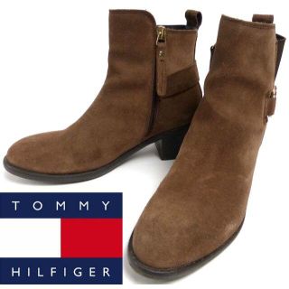 トミーヒルフィガー(TOMMY HILFIGER)のトミーヒルフィガー TOMMY HILFIGER スエードショートブーツ23.5(ブーツ)