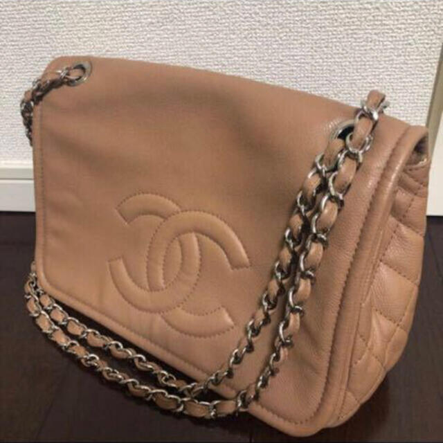 ショルダーバッグCHANEL マトラッセ デカココ チェーンショルダー キャビアスキン bag