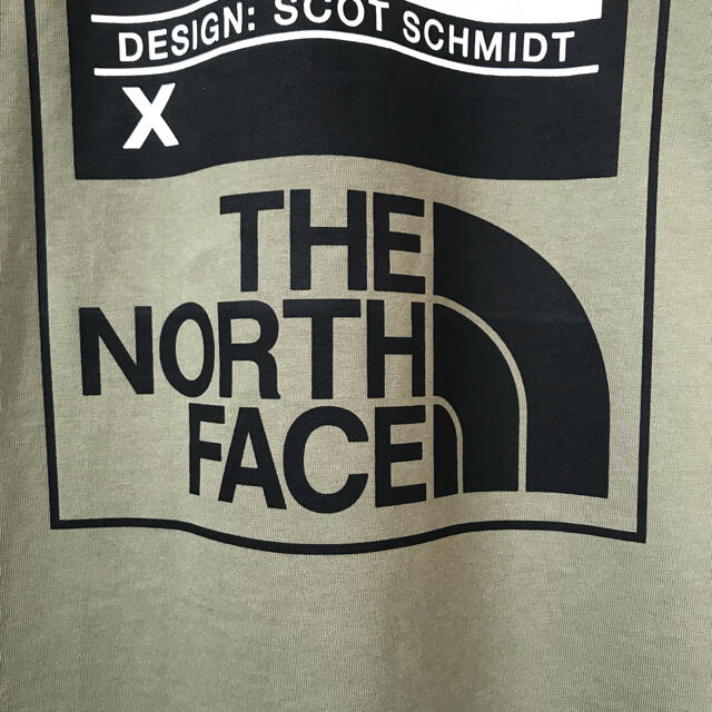 THE NORTH FACE(ザノースフェイス)の厚生地 ♪ 新品 ノースフェイス STEEP TECK Tシャツ オリーブ XL メンズのトップス(Tシャツ/カットソー(半袖/袖なし))の商品写真