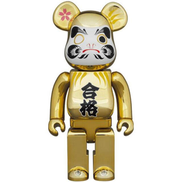 MEDICOM TOY(メディコムトイ)のBE@RBRICK 達磨 合格 金メッキ 400％ エンタメ/ホビーのフィギュア(その他)の商品写真